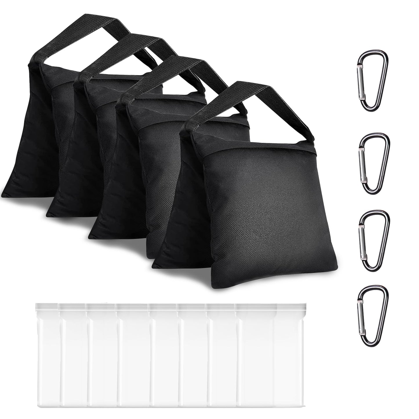 Fatazoii Heavy Duty Sandbags, Light Stand Counterweight Sand Bag, Studio Saddle Weight Bags Designed for Photo Studio, C stand, Photography, Live