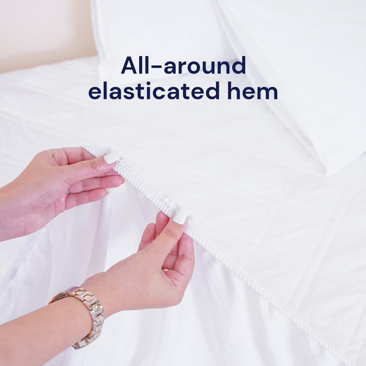 Sheet Story Quilted Mattress Protector Super King Size - 40cm Deep Pocket - Hypoallergenic Superking Mattress Protectors - Not Waterproof