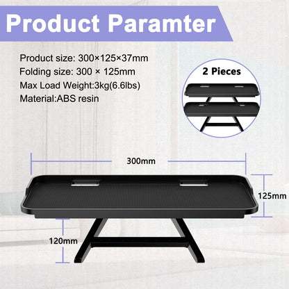 JXMTSPW TV Top Shelf Screen Adjustable Monitor Top Shelf Storage Bracket Tray Mount Computer Bracket for Cellphone Stand, Media Boxes, Game Console