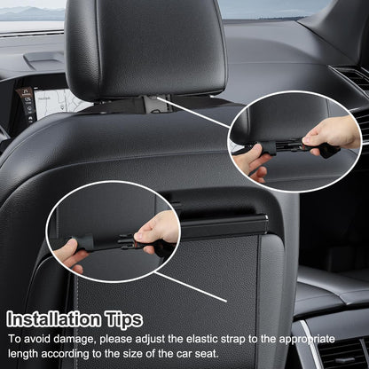 Ainiv Lumbar Support Pillow for Car Seat, Universal Memory Foam Back Support Cushion with Adjustable Straps, Car Back Support Pillow for Office Chair