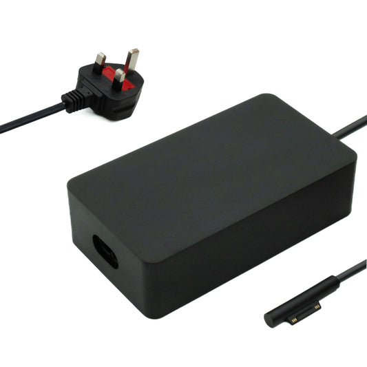 65W Surface Charger For Microsoft Surface Pro 10 9 8 7 6 5 4 3 Surface Laptop 7 6 5 4 3 2 1 Surface Book 1st Studio Surface Go 4 3 2 1 Go 3 2 1