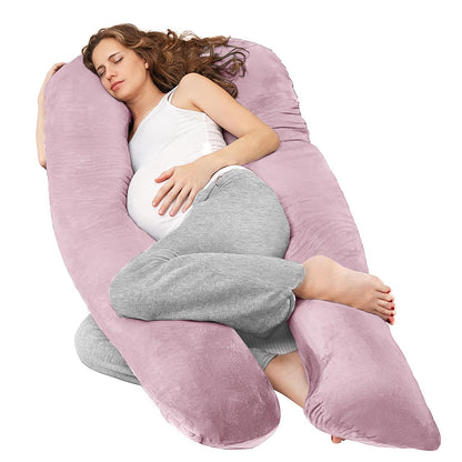 Nuliie Pregnancy Pillow for Sleeping, U Shaped Full Body Pillow Pregnancy Pillows, Maternity Pillow Support for Back, Hips, Legs for Pregnant Women,