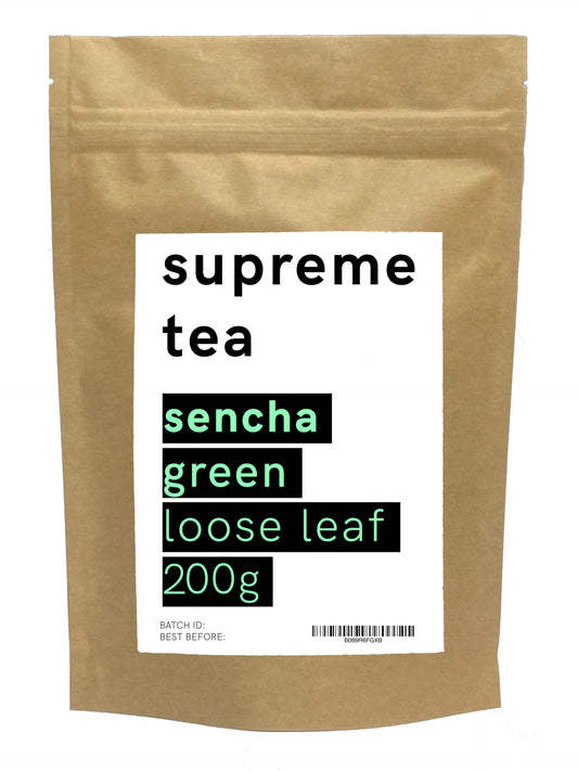 Supreme Japanese Sencha Green Tea | 200g Loose Leaf | Curated with Precision from Japan?s Finest Farms | 100% Natural & Fresh.