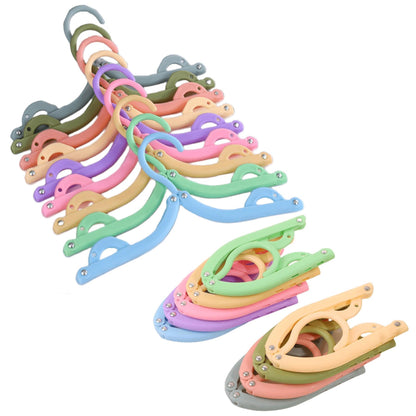 9 Pcs Travel Hangers, Folding Clothes Coat Hangers Portable
