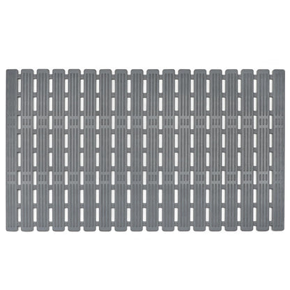WELTRXE Bath Mat Non Slip Shower Mats, 68 x 40 cm Anti Slip Bathtub Mat, Anti Mould, Striped Textured Soft Surface with Suction Cups