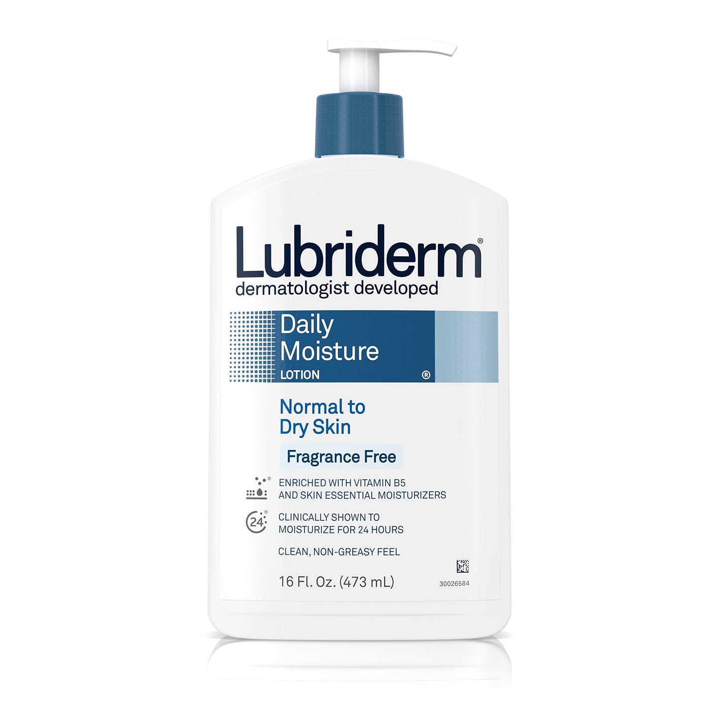 Lubriderm Daily Moisture Lotion For All Skin Types Fragrance Free 473 ml