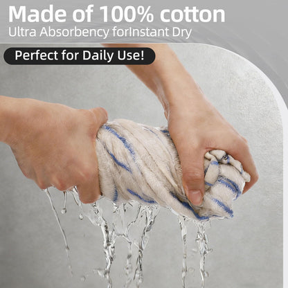 saerryor 3 Pack Hand Towels Cotton Soft Absorbent Towels 14” x 29” White
