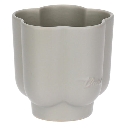 THUN - Toothbrush Holder Flower - Stoneware - Bathroom Accessories Collection - Ø 12-10 cm h