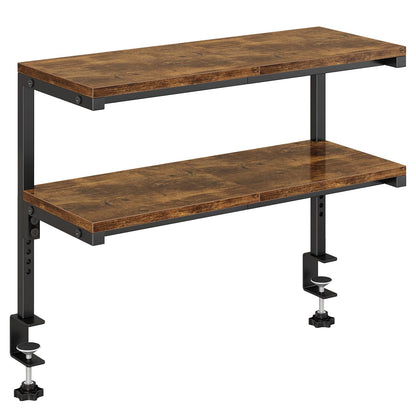 IBUYKE Clamp on Desk Shelf, 22.8” Large Desk Extender Shelves TMZ010H