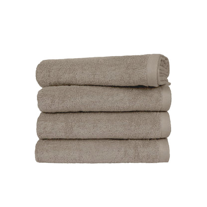 Ruggeri 4 Piece Guest Towel Set, 40x50 cm, Cotton, Dove Grey