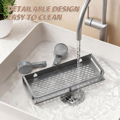 YancLife Suction Shower Caddy - Grey Suction Cup Shower Organiser, No Drilling Storage Basket for Spice Jars and Shampoo