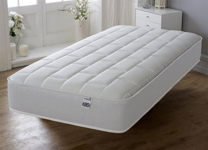 Starlight Beds White Tile Small Single Mattress - 75x190x18cm