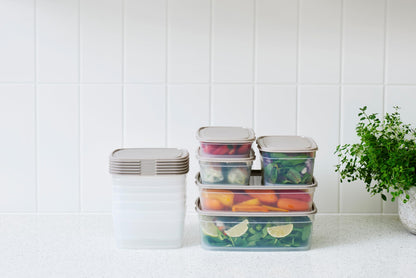 SmartStore Leakproof Food Storage Container 2,2L - Set of 4 | Dishwasher, Fridge, Microwave Safe | Lunch Box Meal Prep | Food Approved, BPA Free