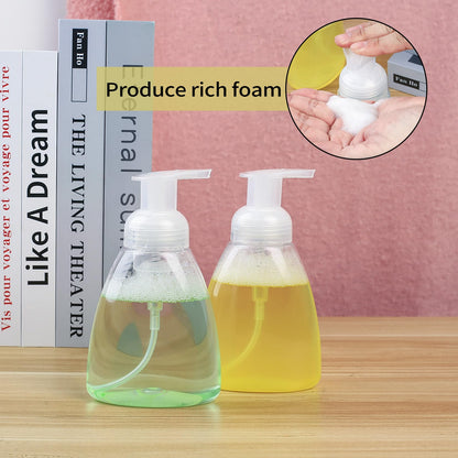 qxayxa 4-Pack 350 mL Foaming Soap Dispensers, Refillable Plastic Pumps
