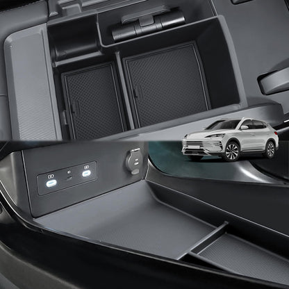 2-Piece GAFAT Compatible with BYD Seal U DM-i EV 2024 2025 2026 Centre Console Storage Box Set