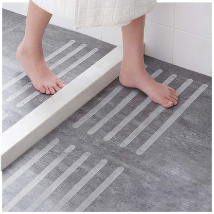 16 Pieces Non Slip Stickers Shower Stickers Bath Safety Strips Transparent