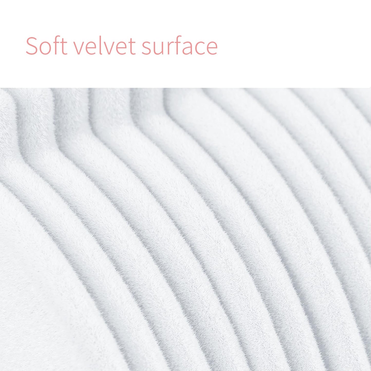 ManGotree 11" Baby Velvet Hangers Non-Slip Kids Hangers 15 Pack White