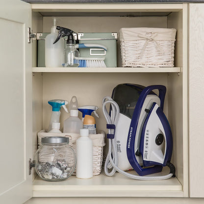 Russell Hobbs Steam Iron [2600W,100g/min continuous steam] SteamPower (4.5 bar pressure, 60sec heat up time, 1.9m cord, 3 steam settings, 1.3 L tank,