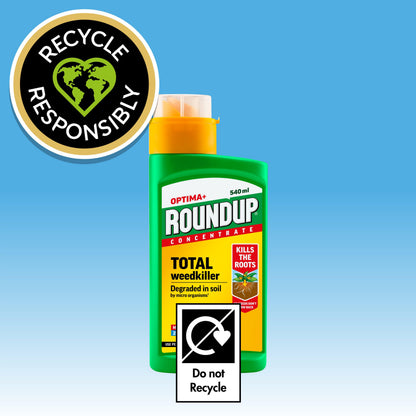 Roundup Optima+ Total Weedkiller, Concentrate, 1 Litre