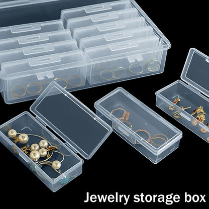 DARUITE Bead Storage Box, 13 Pcs Small Plastic Containers with Lids