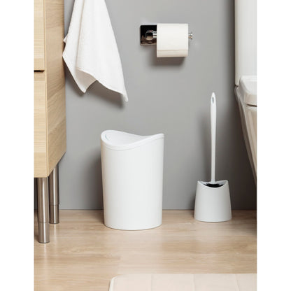 TATAY Bathroom Bin 19x19x28 cm Swing Lid Modern Functional Design