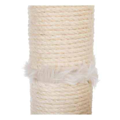 Trixie Baza Senior Cat Tree with Hammock and Steps | Scratching Posts | Cat Playground | Cream, Medium, (44544)