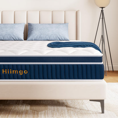 Hiimgo Hybrid Small Double Pocket Spring Mattress, 120x190x28CM