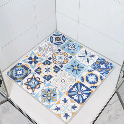 Shower Mat Non Slip : Shower Mats for Inside Shower - 60 x 60 cm Square Bath Mat Anti Mould for Inside Bath