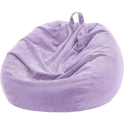Nobildonna 3 ft Bean Bag Chair Cover (No Filler) for Adults and Kids 300L Extra Large Stuffed Animal Storage Bean Bag Washable Soft Premium Corduroy