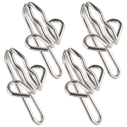 Metal Curtain Hooks - Heavy Duty Zinc Plated Curtain Hooks, 50 Pack for Pencil Pleat & Pinch Pleat Curtains, Heading Tape, Pole Rings, Tracks