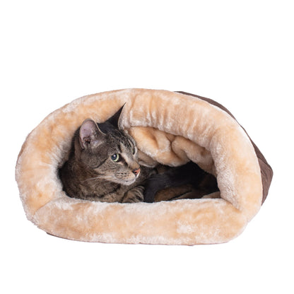 ARMARKAT Mocha Cat Bed Size, 22-Inch by 14-Inch