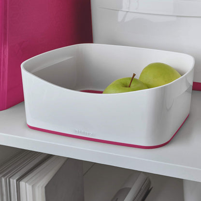 Leitz MyBox Storage Tray, waterproof ABS, Pink Metallic