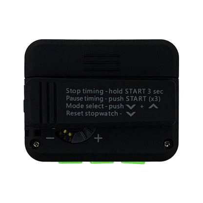 Gymboss PLUS Interval Timer and Stopwatch Strap - Bundle (Black with Green buttons)
