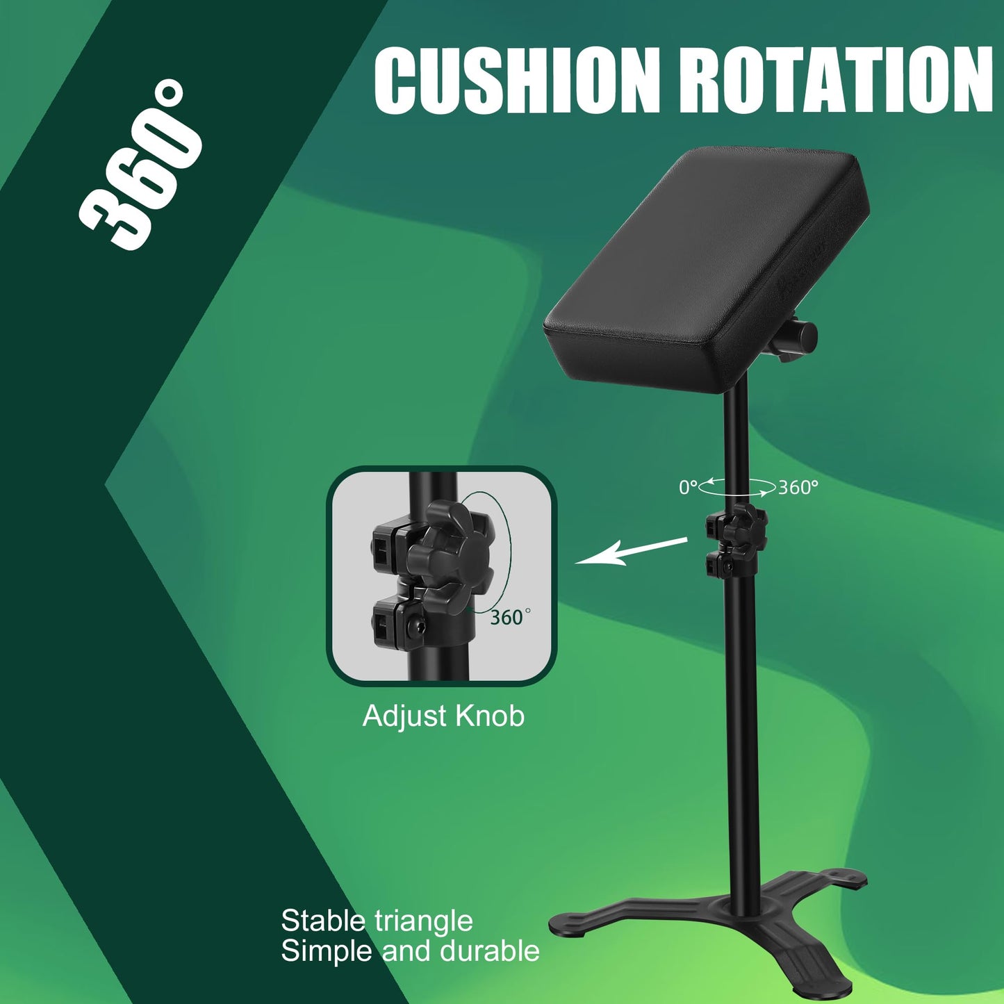 BARBALL Tattoo Armrest Stand Tripod Tattoo Arm Rest Adjustable Height for Tattoo Supplies