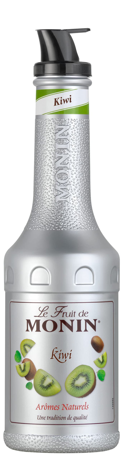 MONIN Kiwi Fruit Mix Puree 1L for Cocktails, Smoothies and Mocktails. Vegan-Friendly, Allergen-Free, 100% Natural Flavours. 2-in-1 Apple Puree and