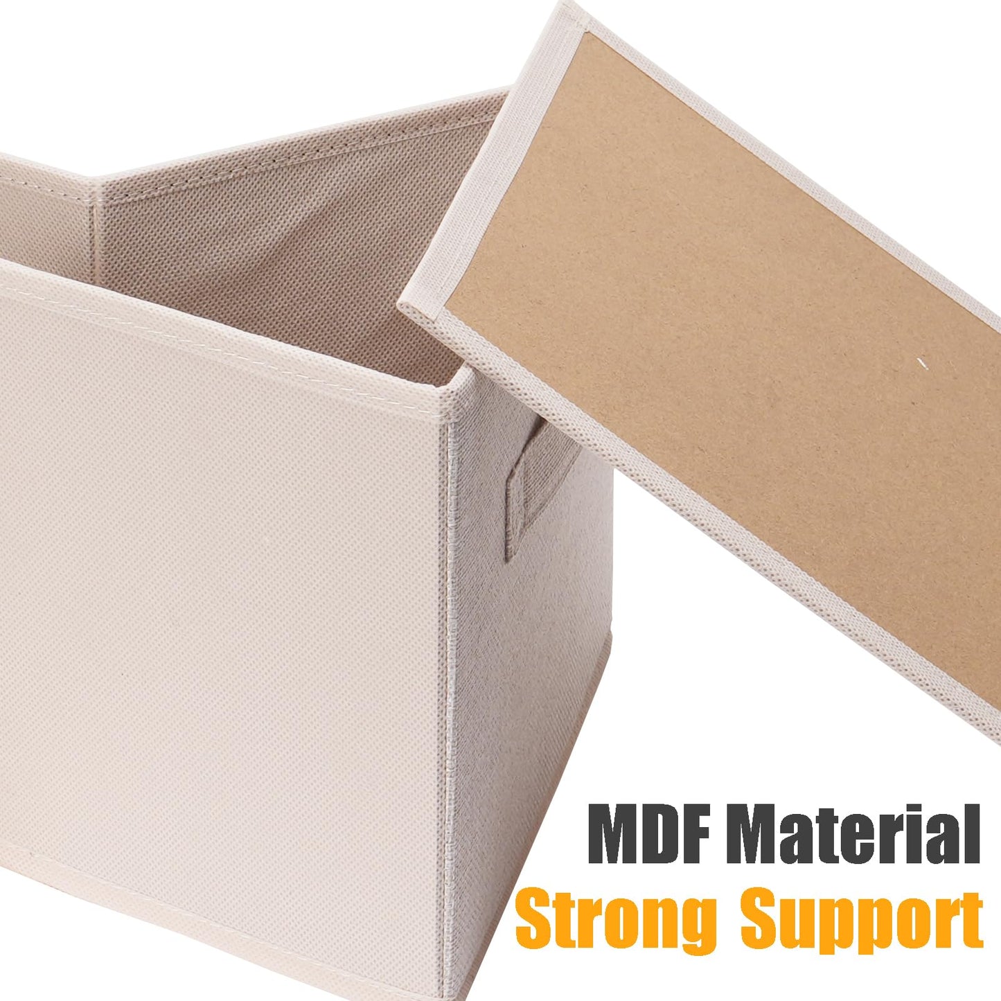 4 PCS Clothes Drawer Organisers Fabric Storage Box for Wardrobe Clothes Toy