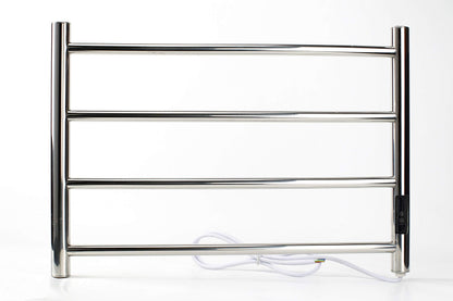 Perugia Electric Stainless Steel Towel Rail H420mm W600mm Electric Bathroom Towel Radiator