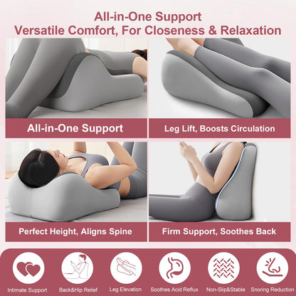 KUNYOS Couples Butt Cushion for Pregnant Women Furniture Pillow Pillowcase Suitable for Home Use, Ideal for Sitting and Lying