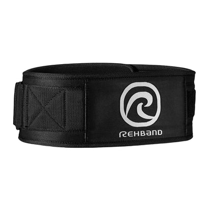 Rehband Weight Lifting Belt - Unisex, Heavy Duty Gym Belt, Black, Size: Small