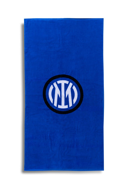 Inter Beach Towel, Beach or Pool Towel, 100% Cotton, 70 x 140 cm or 90 x 170 cm, Official Product