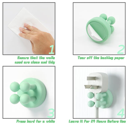 Silicone Toothbrush Holders Multi-Function Hook Razor holder Waterproof Self Adhesive Wall Mounted Single Hook for Wall or Glass for Hanging Bathroom