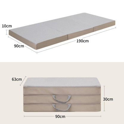 Gwydre Tri-fold 190 * 90 * 10 Single Memory Foam Mattress