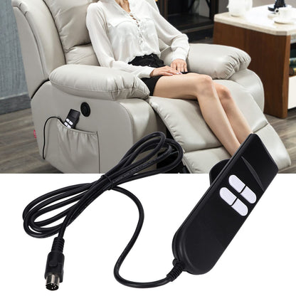 Recliner Chair Electric Switch, 5pin Remote Hand Recliner Chair Controller Handset Universal Electric Lift Recliner Chair Switch Control Recliner