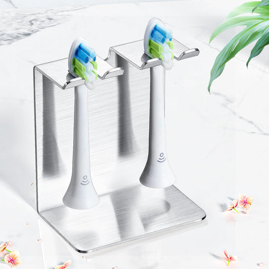 YAYINLI Electric Toothbrush Head Holder, Toothbrush Holders Wall Mounted for Bathroom, Metal Toothbrush Holder Organiser, Tooth Brush Holder Self