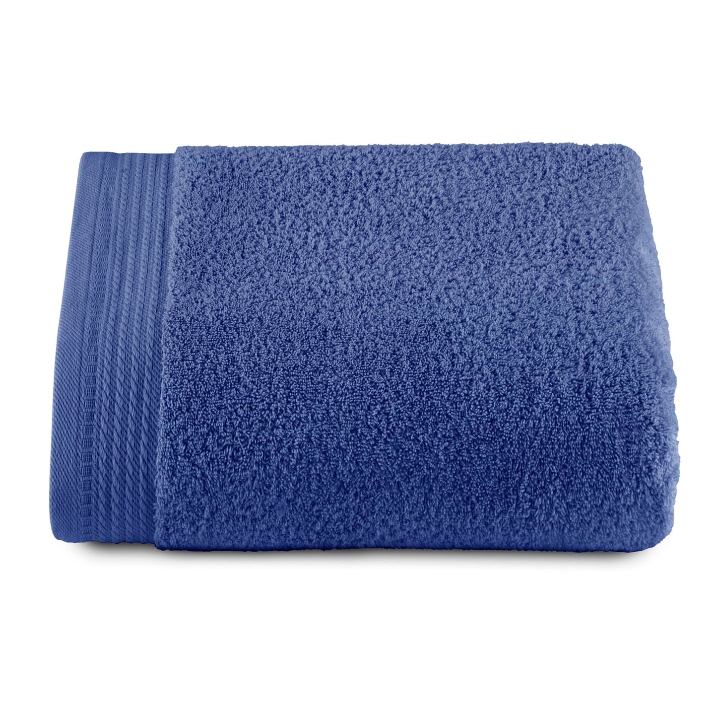 RIZO Top Towel - Set of 1 Shower Towel - Large Shower Towel - Bath Towels - 100% Combed Cotton - 600 g/m2 - Measure 100 x 150 cm - Blue