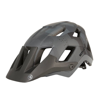Endura Men's Hummvee Plus MIPS? Helmet | Cycling Protection | Adjustable Fit, Grey Camo, S-M