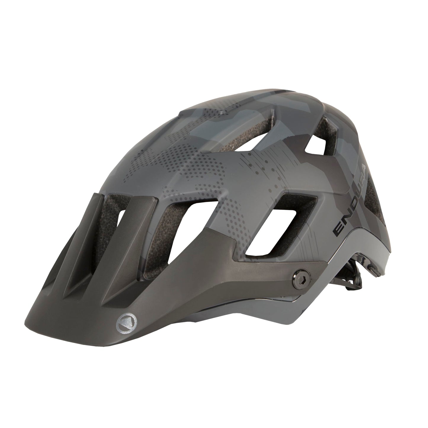 Endura Men's Hummvee Plus Helmet, Grey Camo, S-M