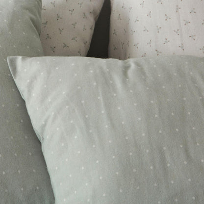 Burrito Blanco | Cotton Flannel Sheets | Bed 105 cm Design 577 | Laurel Color (105x190/200 cm.)