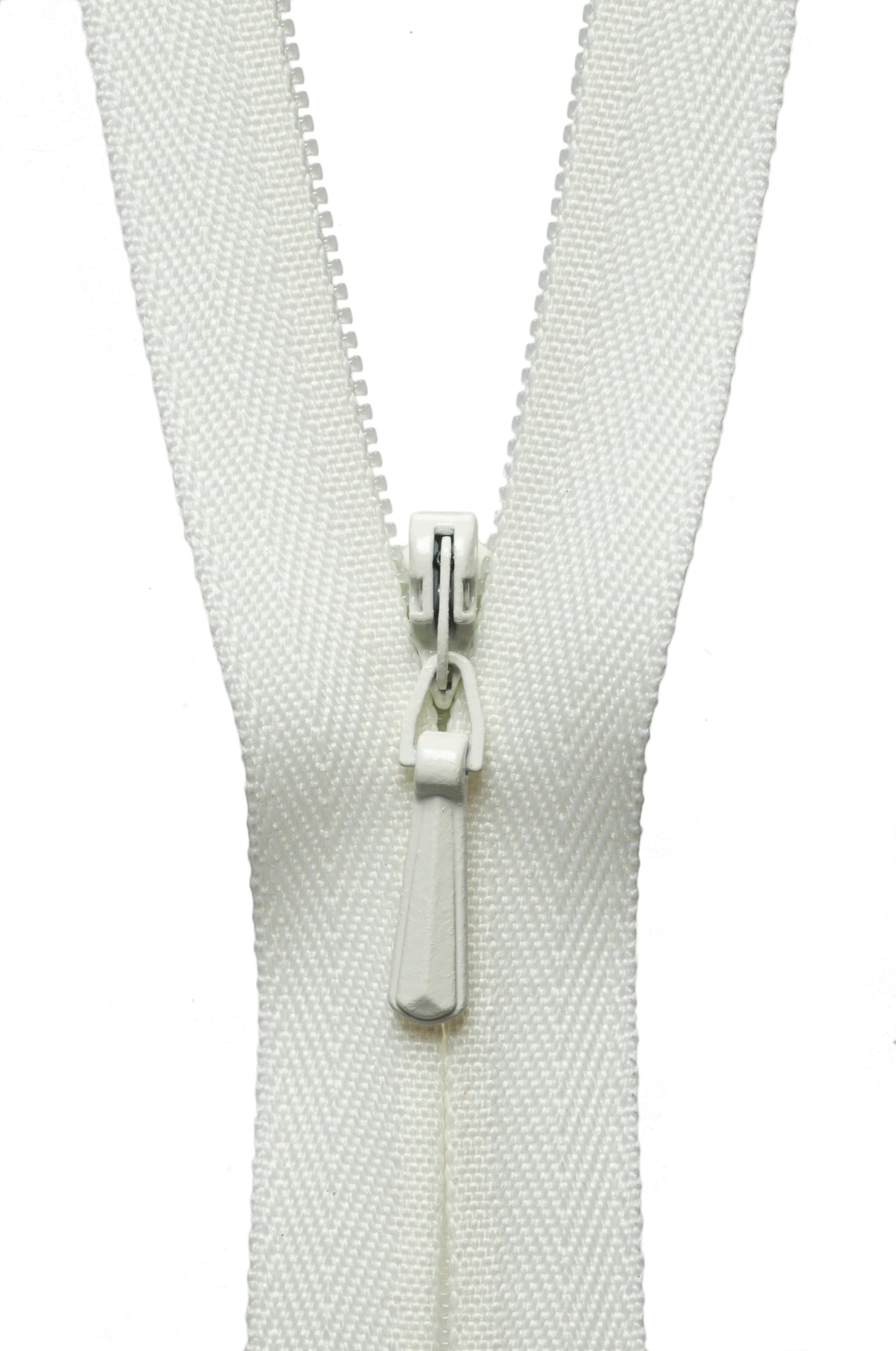 YKK Concealed Zip, Ivory, 20 cm Length