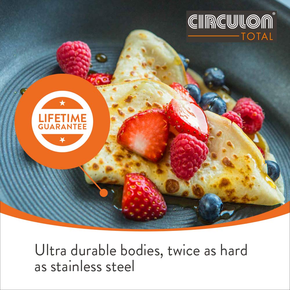 Circulon Total Hard Anodised Skillet Cvd 31Cm, Black